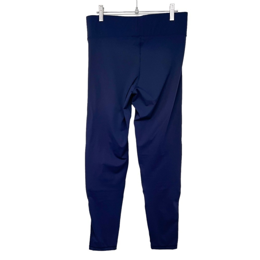 All Access Bandier Navy Blue High Rise Mesh Moto 7/8 Tights Leggings Women Large - Picture 6 of 10